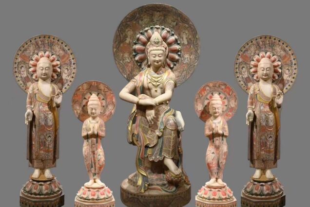 Dunhuang style Buddha statues 4